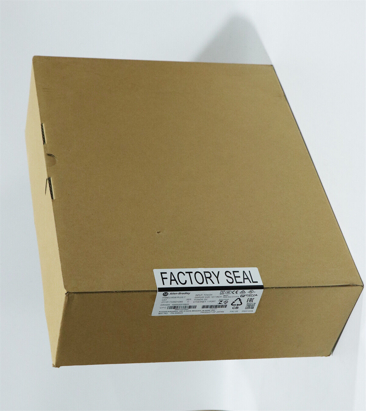 Allen-Bradley 2711P-T12W21D8S PanelView Plus 7-inch Graphis Terminal 12.1-inch NEW - ALLEN-BRADLEY