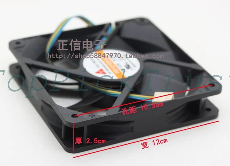 for Y.S.TECH FD121225LB Double ball inverter fan DC12V 0.18A 120*120*25mm 4pin