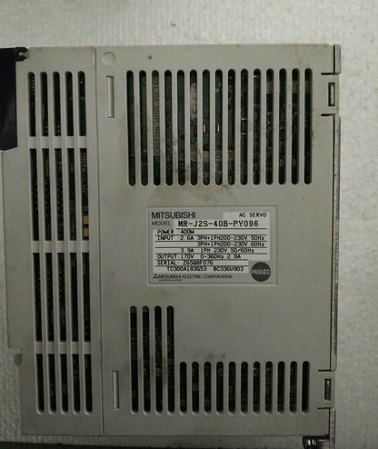 used ONE Mitsubishi servo drive mr-j2s-40b-py096 in good condition - MITSUBISHI