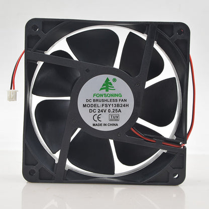 1pcs  FONSONING FSY13B24H 12CM 24V 0.25A 12038 Amplifier Inverter Fan