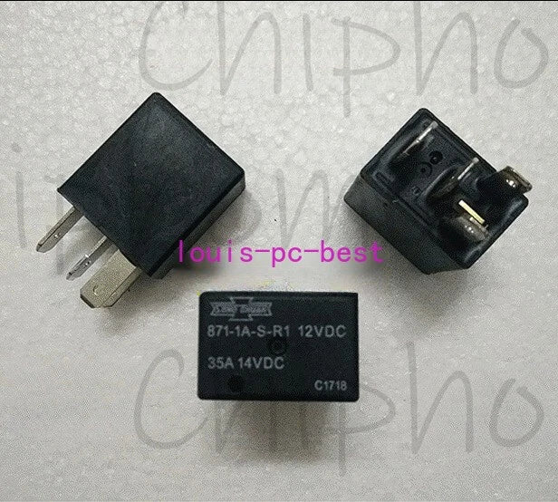 2PCS for SONG CHUAN 871-1A-S-R1 12VDC Power Relay 4Pin 35A