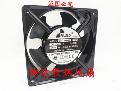 new 1 PCS FULLTECH Fan UF-12AM23 BTHF AC 230V 17/15W 12038 12CM cooling Fan - FULLTECH