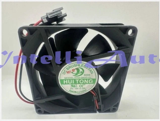 1 PCS 8025 80*25MM 2 pin cooling fan Fan HTD-080S12L DC12V 0.15A