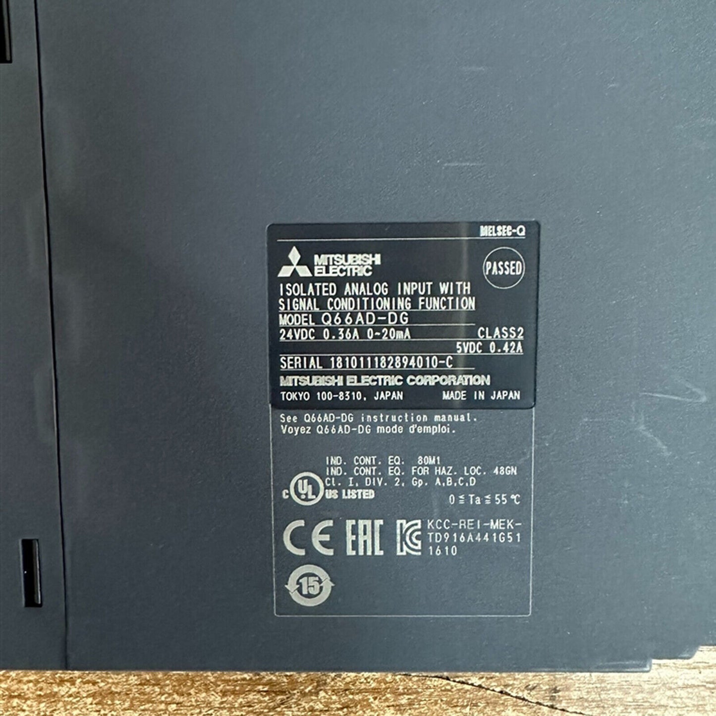 Mitsubishi ONE Q66AD-DG Used – Tested in Good Condition - MITSUBISHI