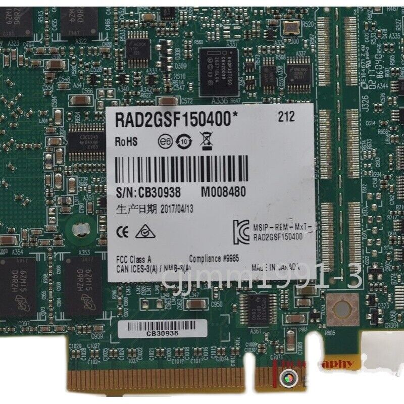 used 1PC Matrox Radient eCL RAD2GSF150400* Y7356-02 full frame grabber - MATROX