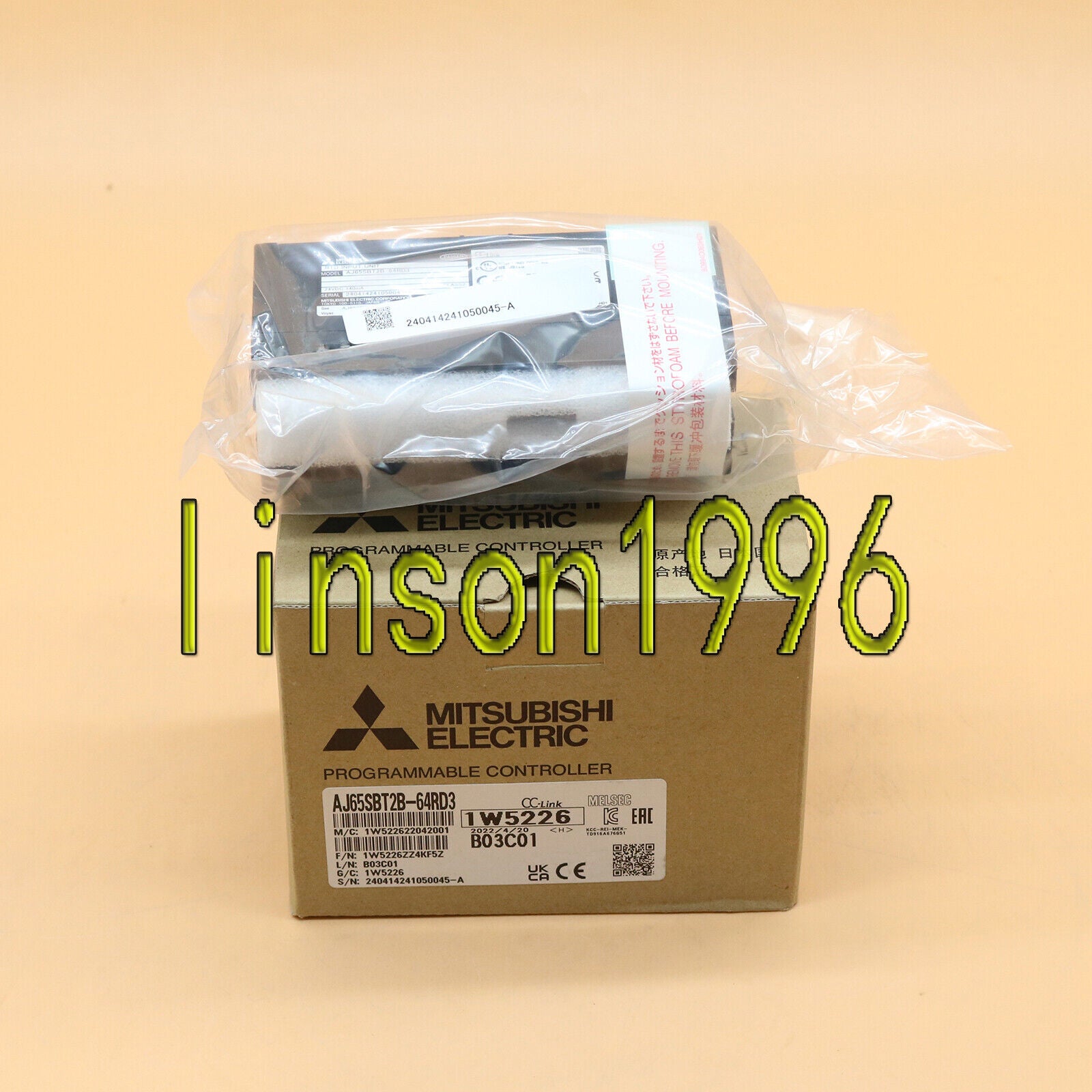 Mitsubishi AJ65SBT2B-64RD3 PLC Module with One Year Warranty - MITSUBISHI
