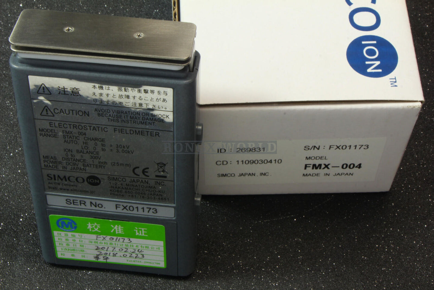 new SIMCO FMX-004 Handheld LCD Electrostatic Field Meter Static Tester - KOEED
