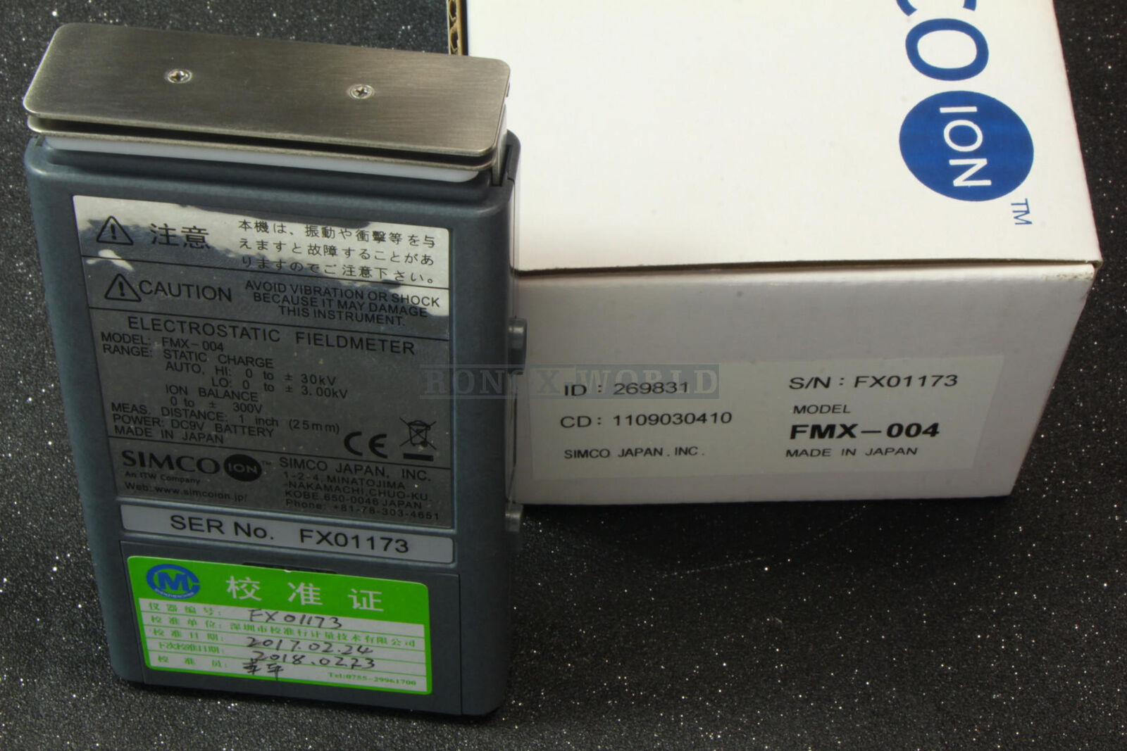 new SIMCO FMX-004 Handheld LCD Electrostatic Field Meter Static Tester - KOEED