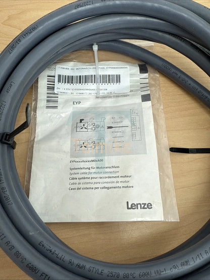 ! Lenze EYP0004A0038M04A00 Motor Power Cable 16001208 - 3.8m