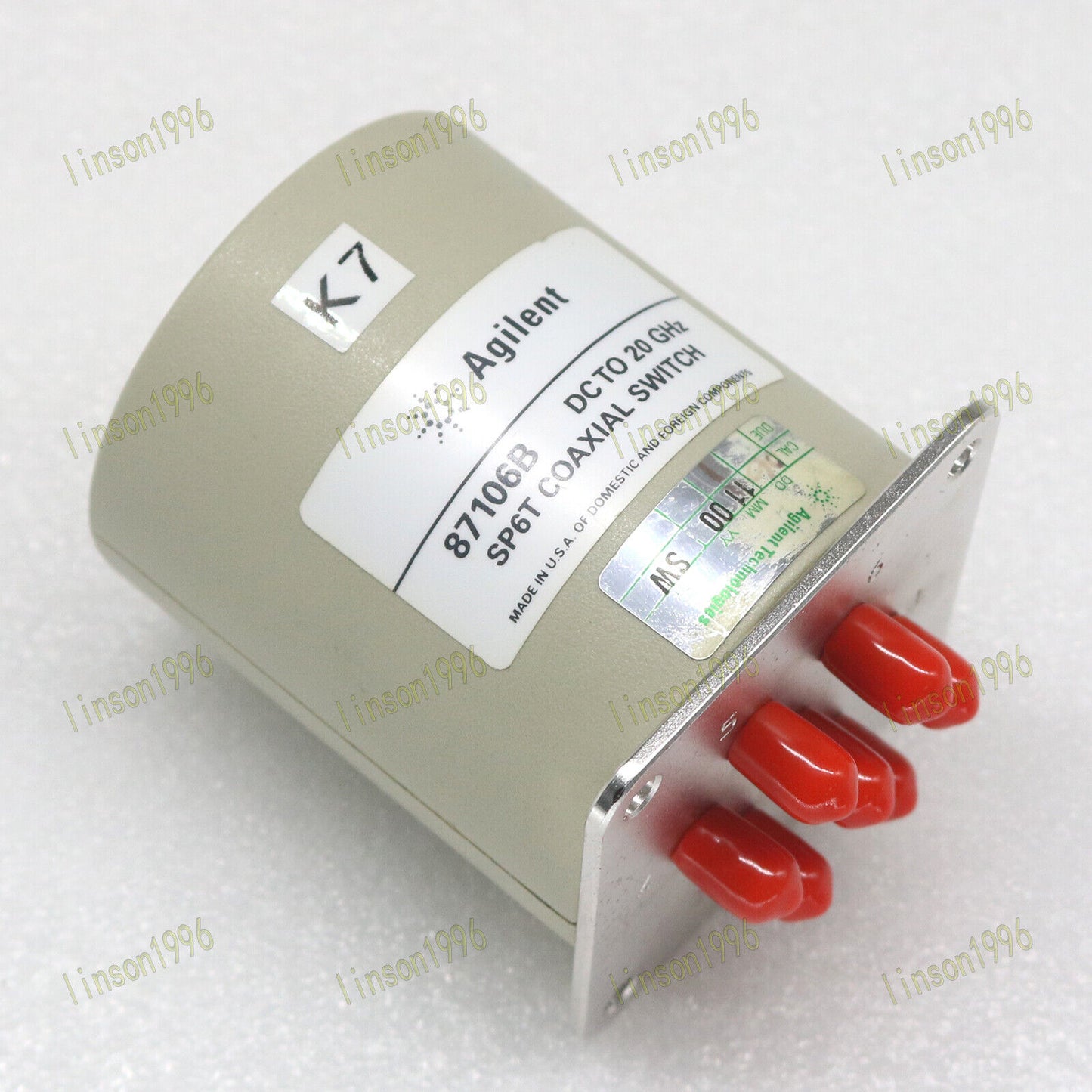 used ONE 87106B tested Agilent Sp6t coaxial switch SPOT STOCK - AGILENT