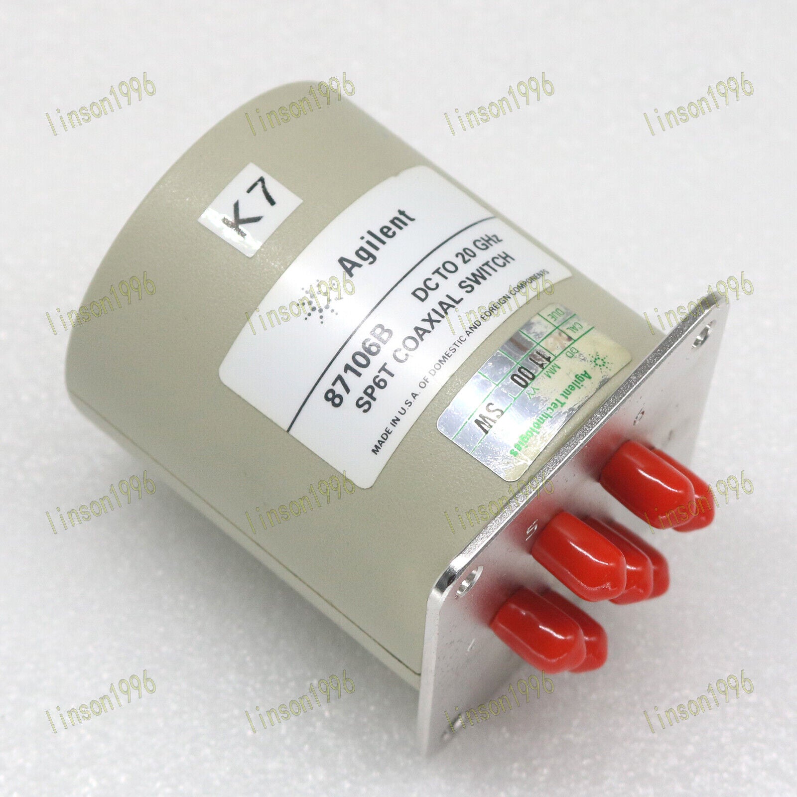 used ONE 87106B tested Agilent Sp6t coaxial switch SPOT STOCK - AGILENT