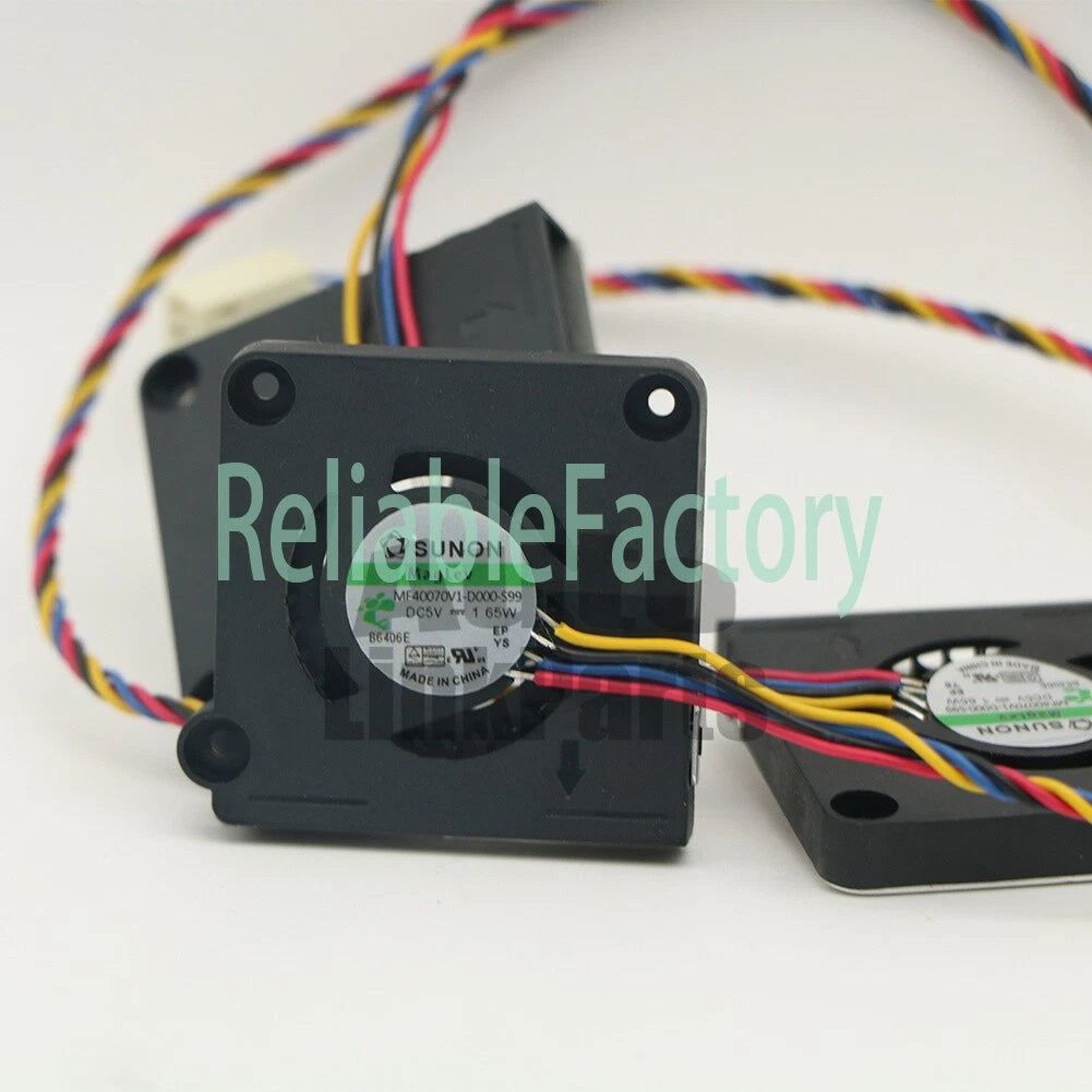 3PCS SUNON MF40070V1-D000-S99 4-wire 5V 1.65W Cooling Fan