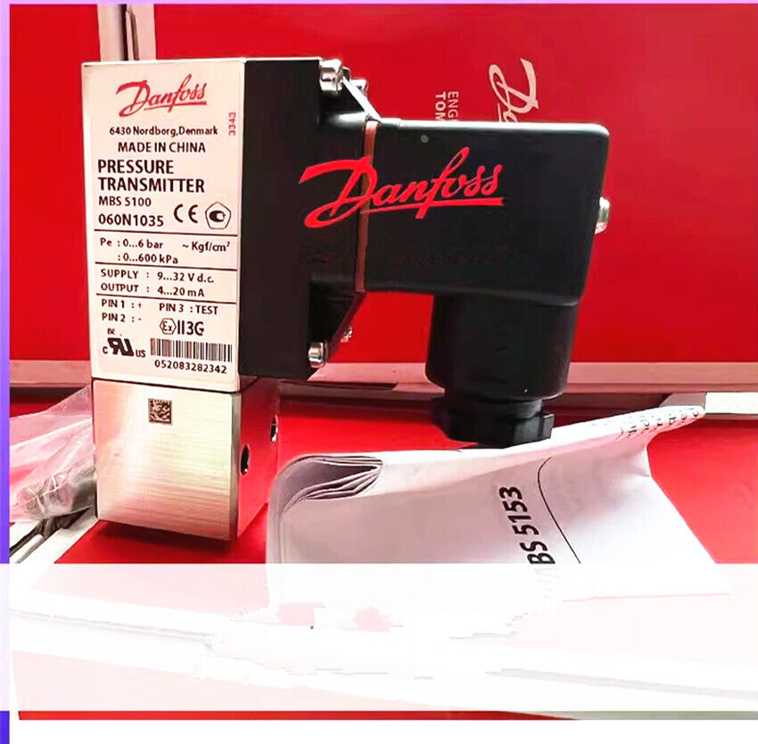 new 1pcs Danfoss MBS5100 060N1035 0-6bar Pressure Transmitter Sensor - DANFOSS