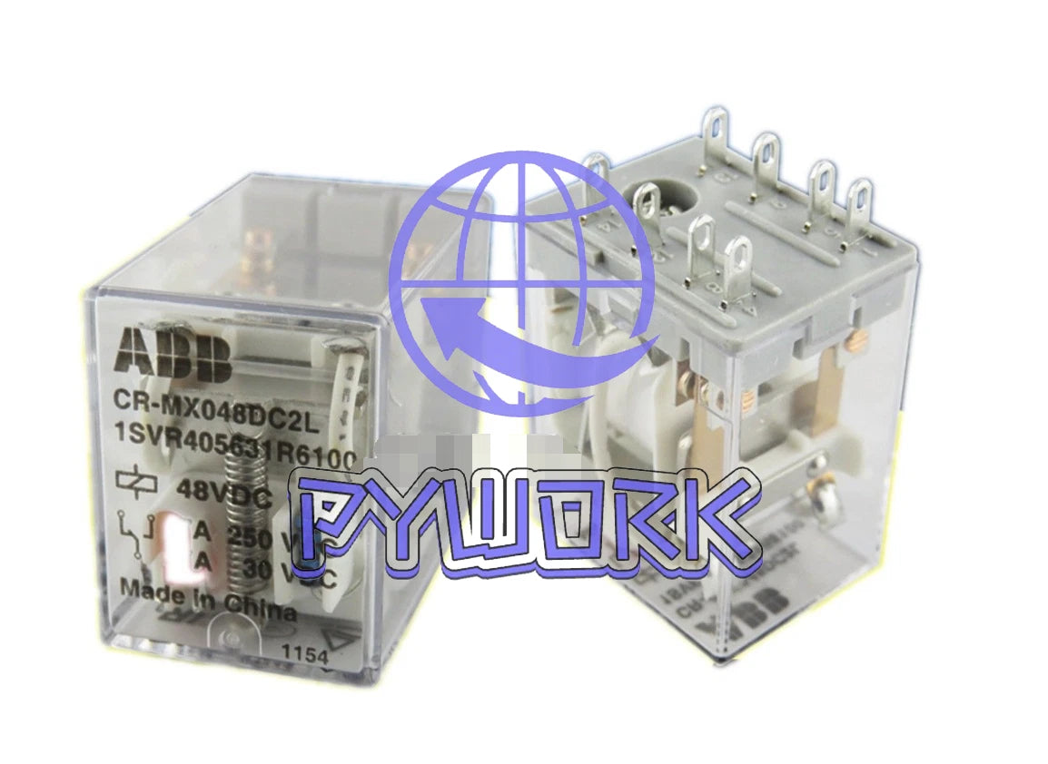1PC For ABB Pluggable Relay CR-MX048DC2L DC48V free shipping
