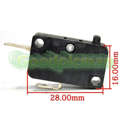 4pcs Micro Limit Switch 2 Pins 15A 250VAC NC. Com. Pin No Rod DMC-1115