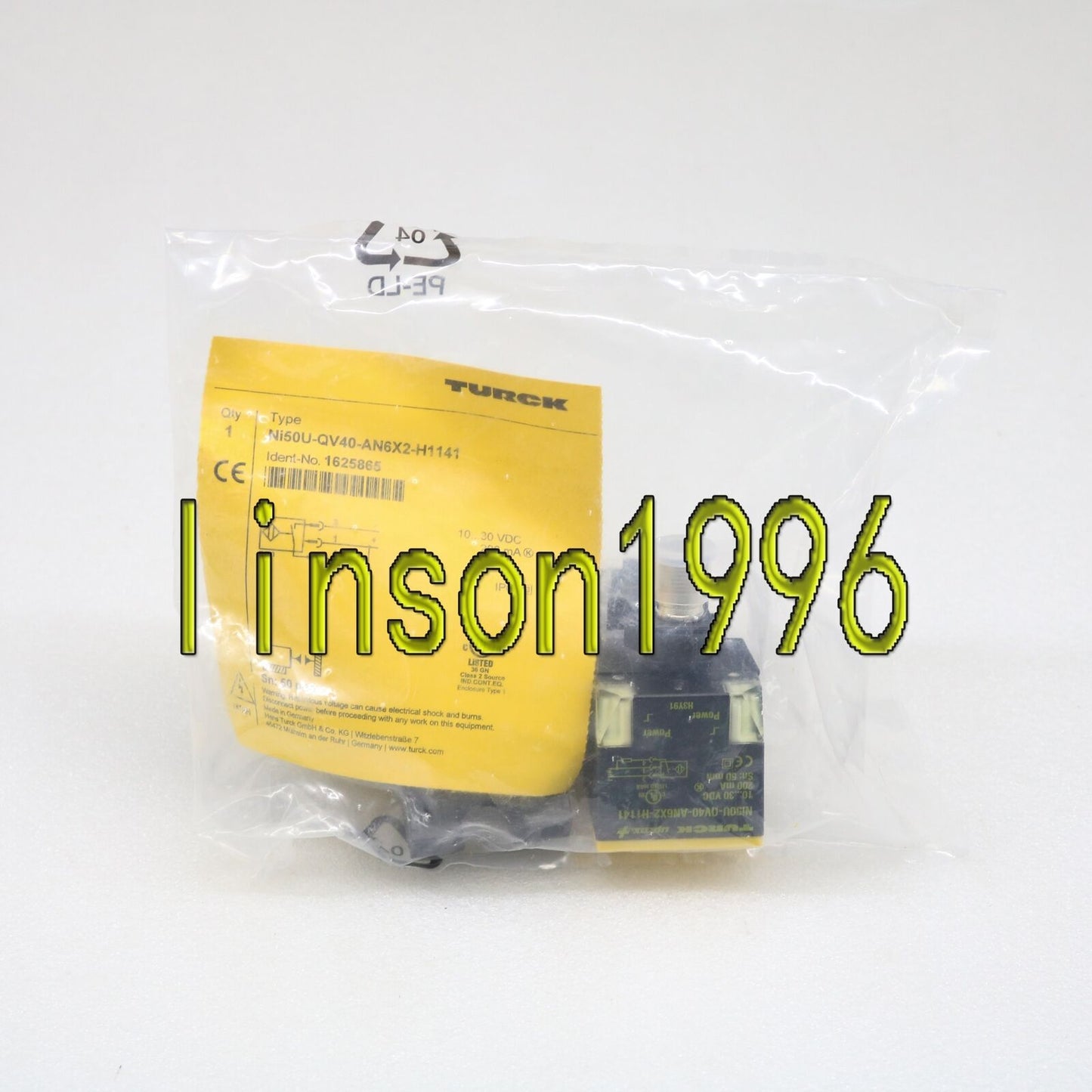 Proximity sensor NI50U-QV40-AN6X2-H1141 - TURCK
