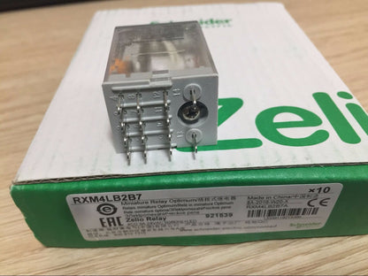 10PCS/1Box Schneider RXM4LB2B7 Miniature Relays 24VAC In Box