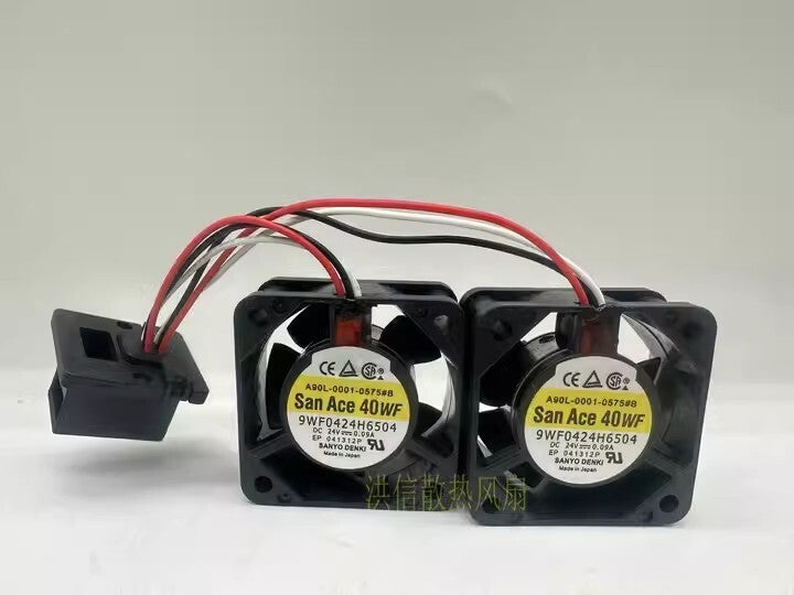 Sanyo A90L-0001-0575#B 9WF0424H6504 24V 0.09A Cooling Fan