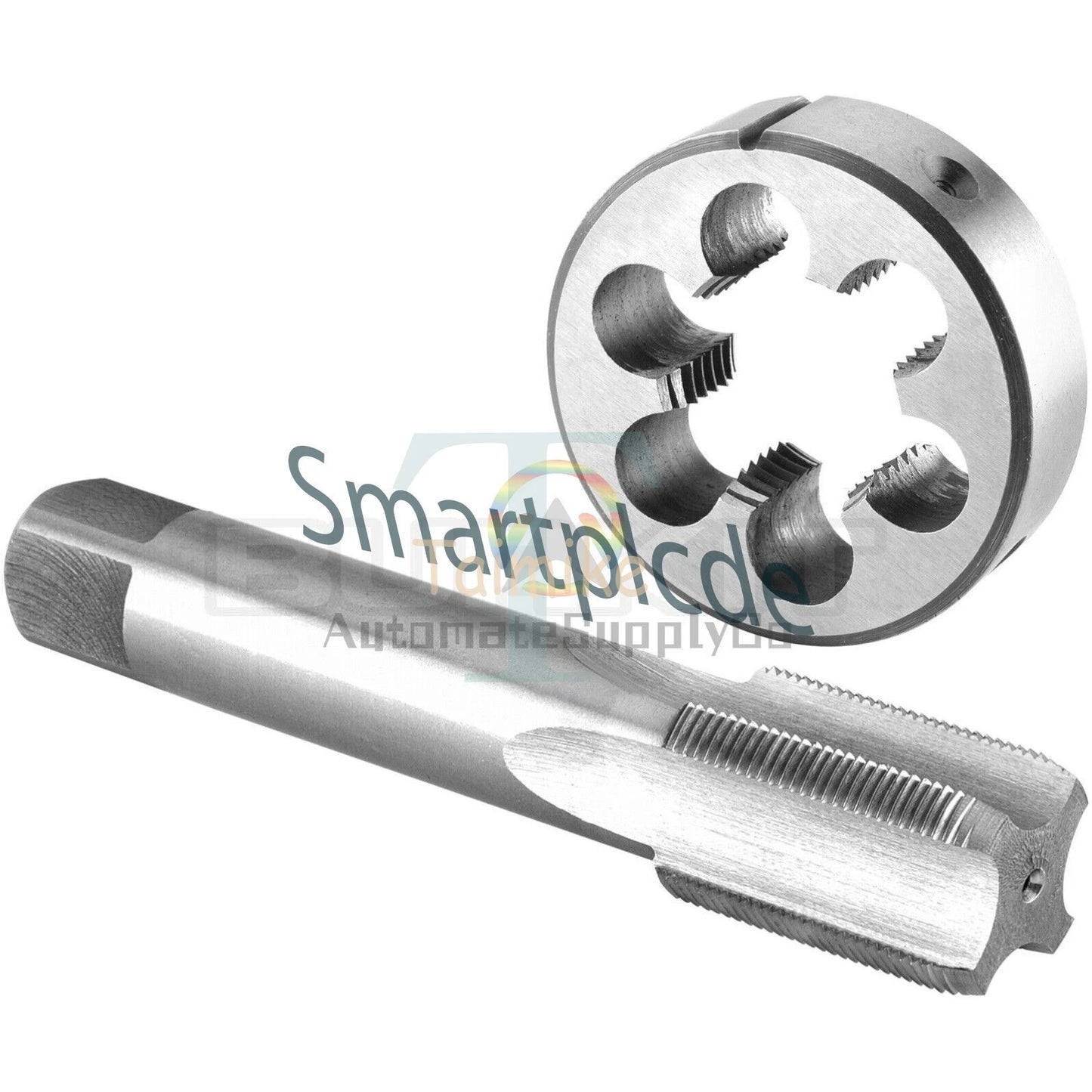 M50 X 1.5 Tap and Die Set Right Hand, M50X1.5 Machine Tap and Round Die##