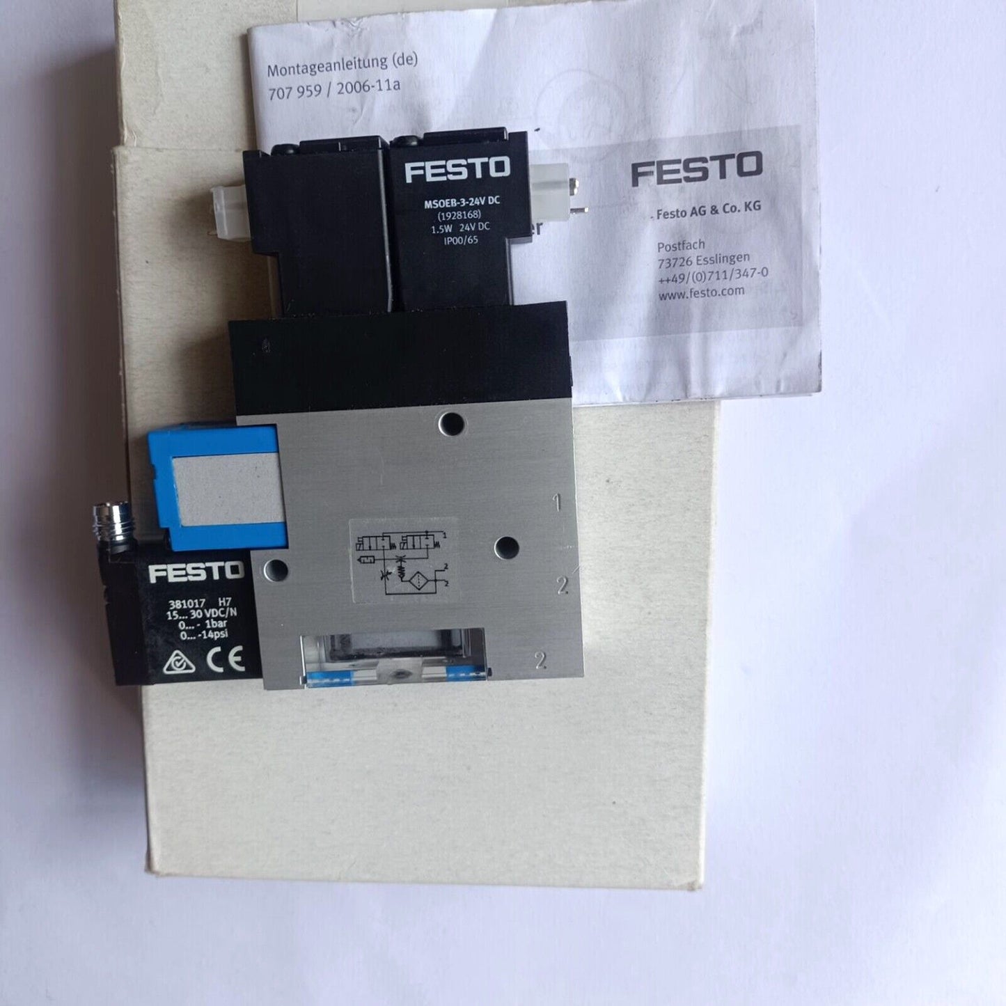 FESTO VADMI-95 162508 Vacuum Generator, New - FESTO