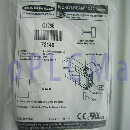 Qty:1pc Q126E Photoelectric Switch Sensor#