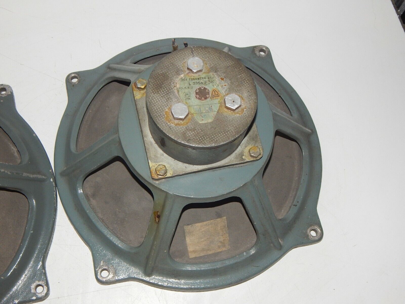 used 2x speakers L3354 PBK VEB Funkwerk Leipzig AlNiCo Carl Zeiss - FUNKWERK