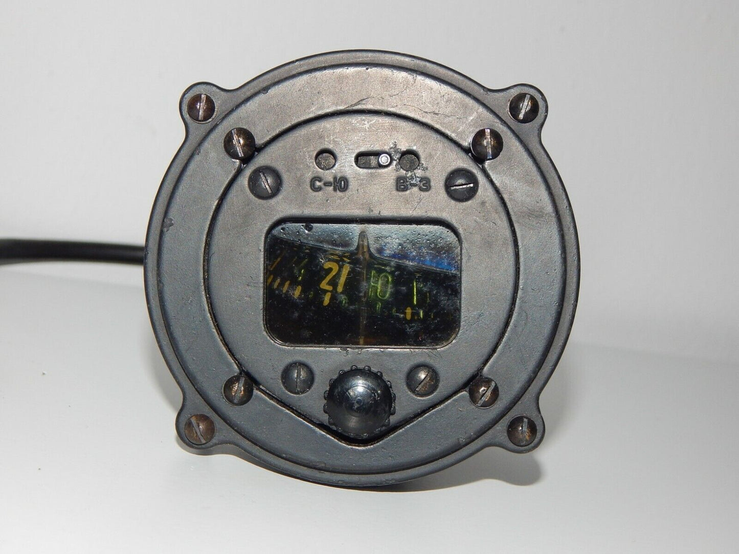 Used Compass KI-12 Indicator Cockpit Aircraft MIG - COMPASS