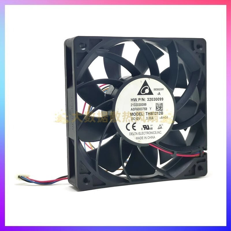 Delta THB1212B 12025 DC12V 3.0A 12CM 4-Pin Violent Cooling Fan