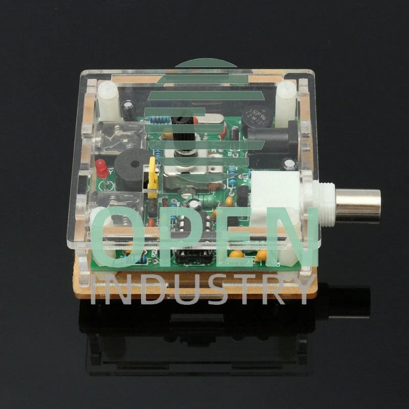 DIY 9-13.8V S-PIXIE CW QRP Shortwave Radio Transceiver Kit 7.023Mhz With Case