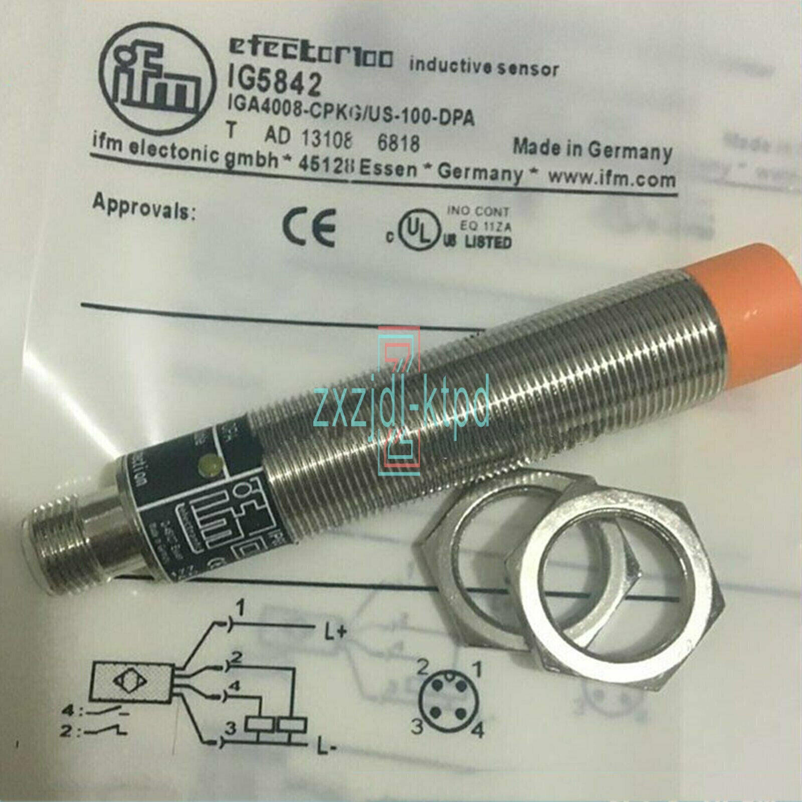 new For IFM IG5842 IGA4008-CPKG/US-100-DPA Proximity Switch - IFM