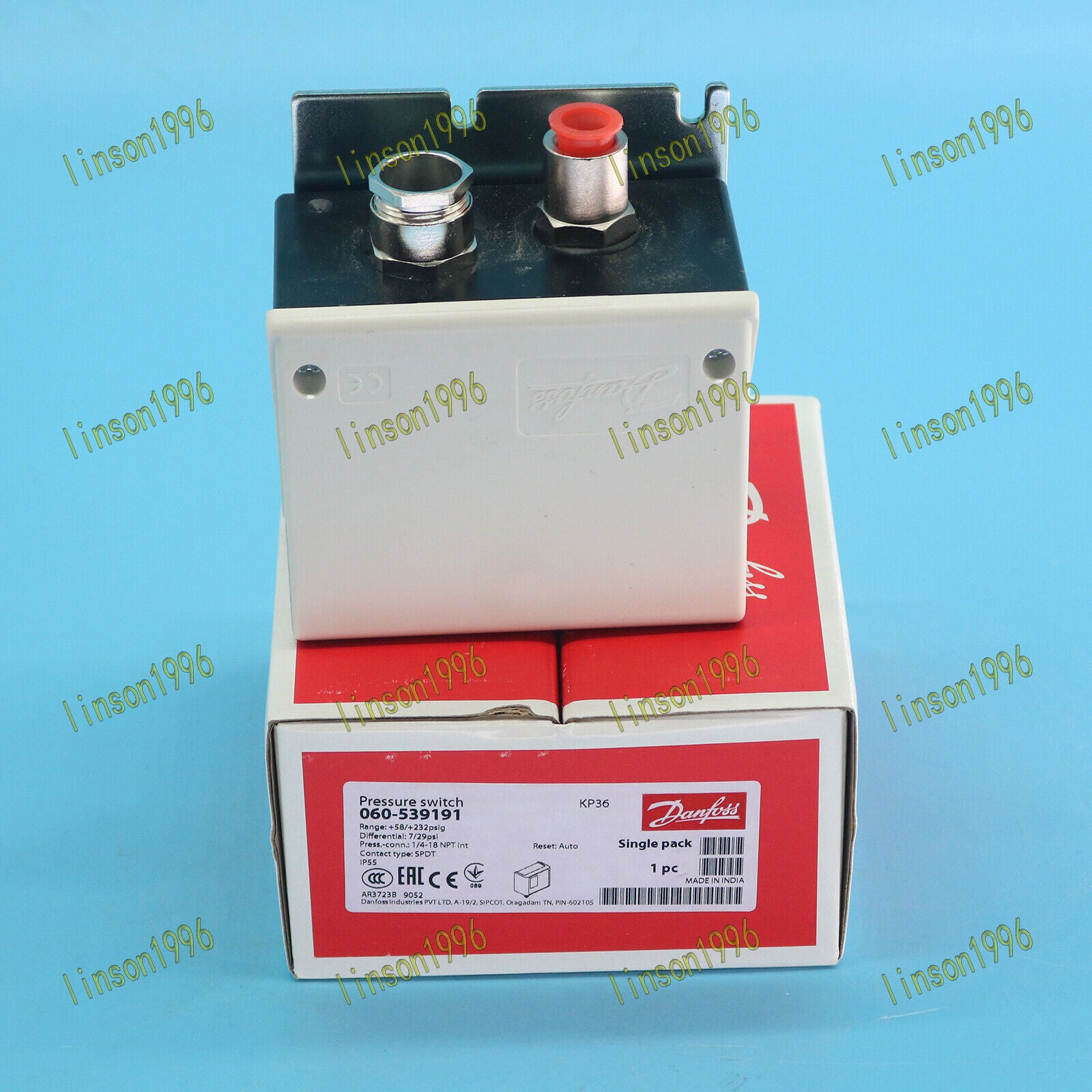 Danfoss Pressure Switch KP36 060-539191 - DANFOSS