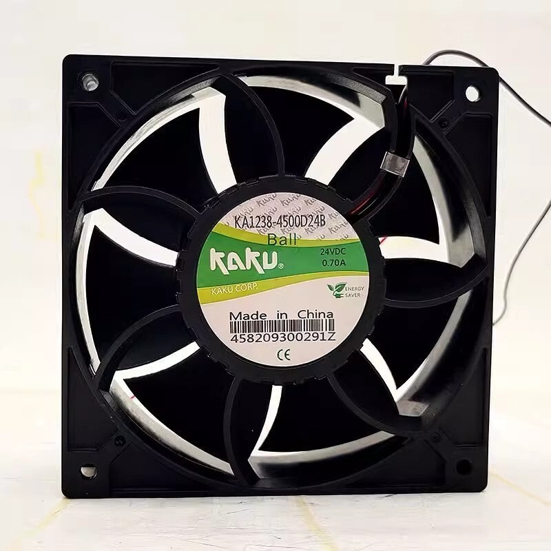 KAKU KA1238-4500D24B 12038 DC24V 0.7A 12CM 2-wire Inverter Cooling Fan