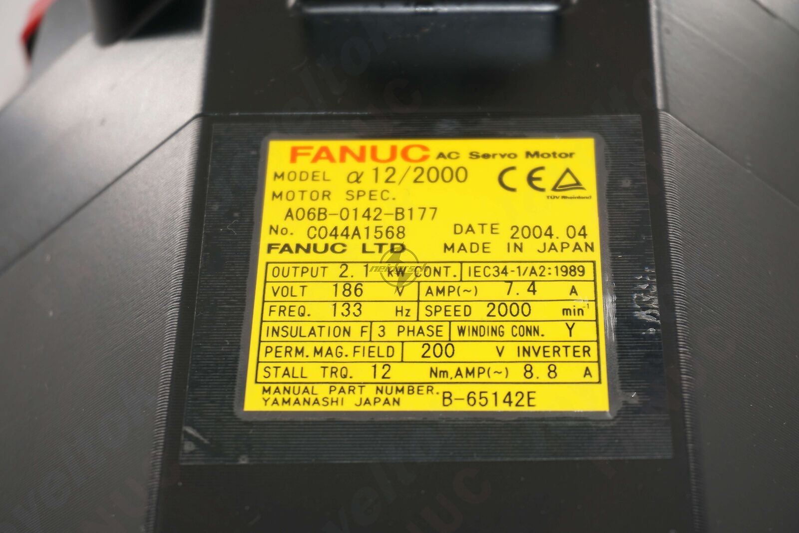 Used Fanuc Servo Motor A06B-0142-B177 - FANUC