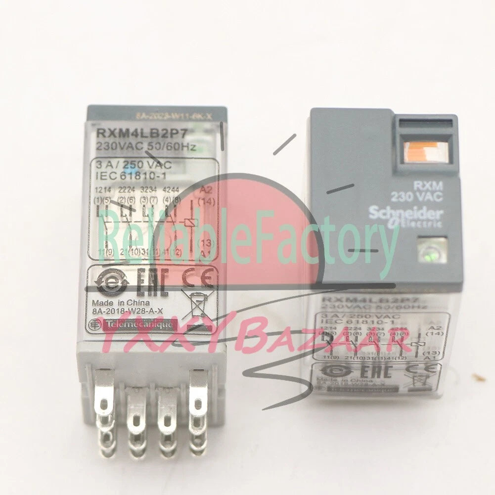 Schneider RXM4LB2P7 Relay Module (10Pcs) @h