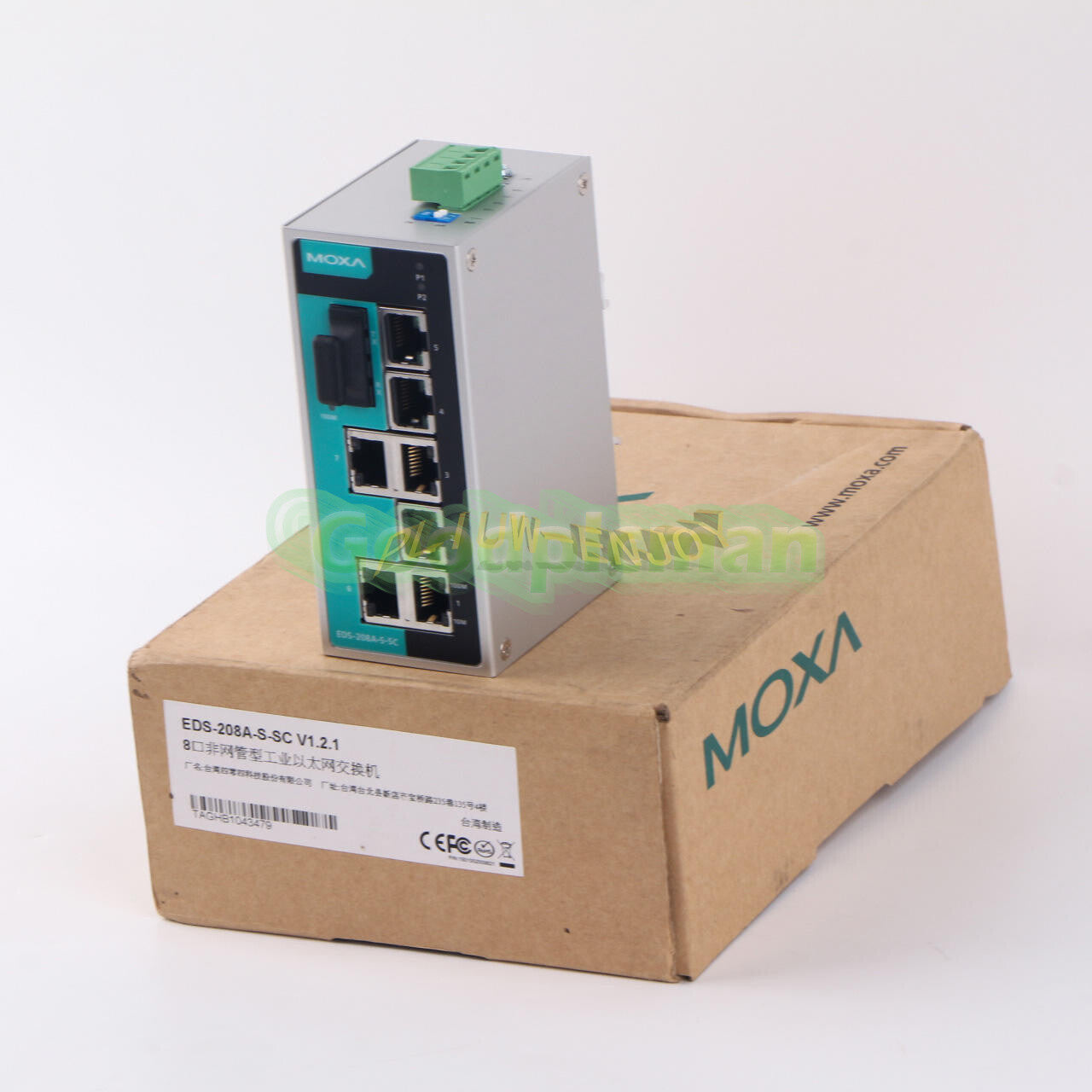 1PCS MOXA EDS-208A-S-SC Industrial Ethernet switch
