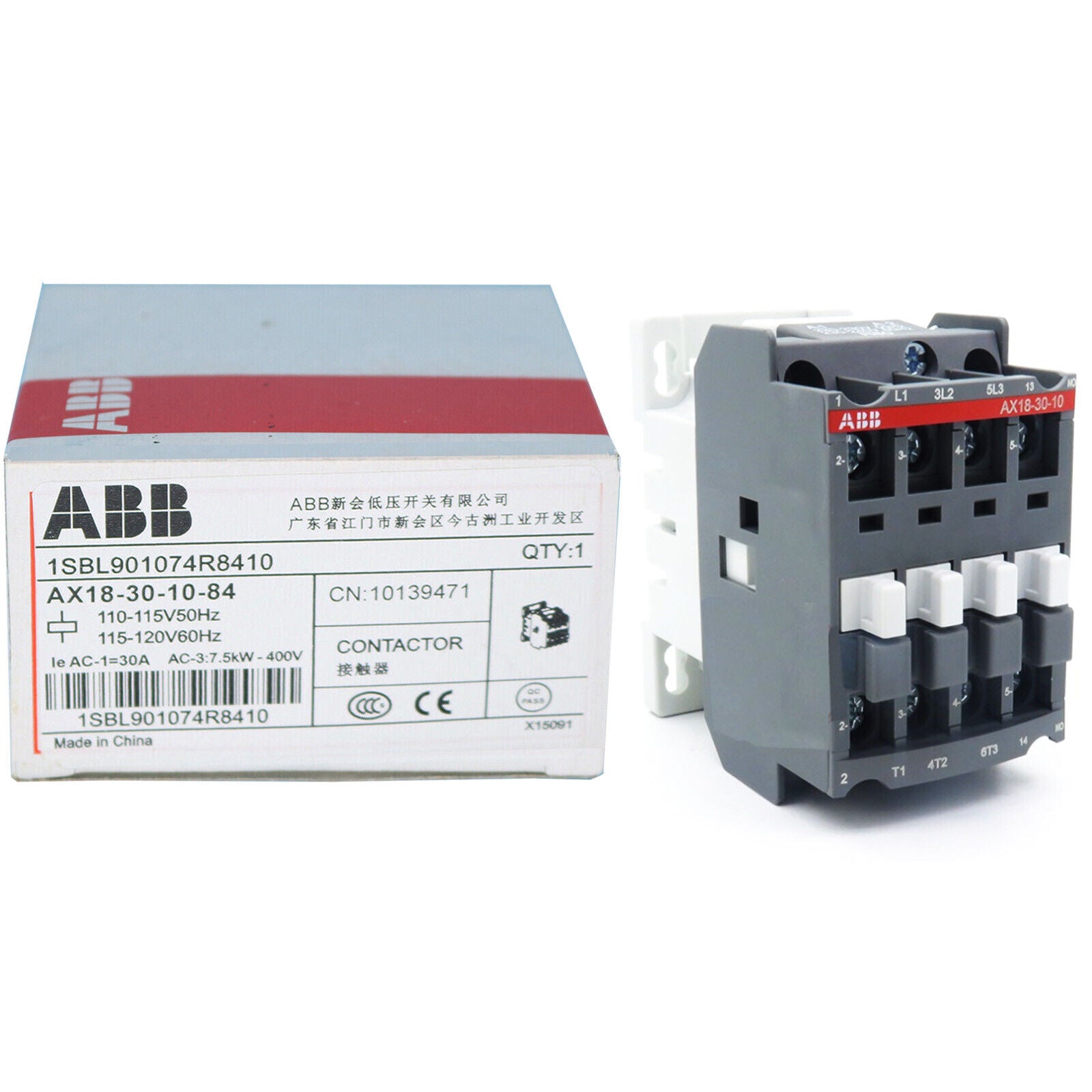 In Box ABB AX18-30-10-84 AC Contactor ABB