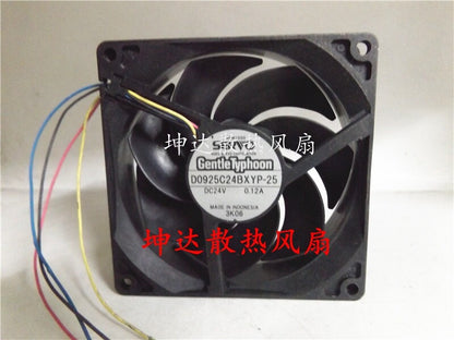 1pcs  SERVO D0925C24BXYP-25 24V 0.12A 4-wire silent cooling fan