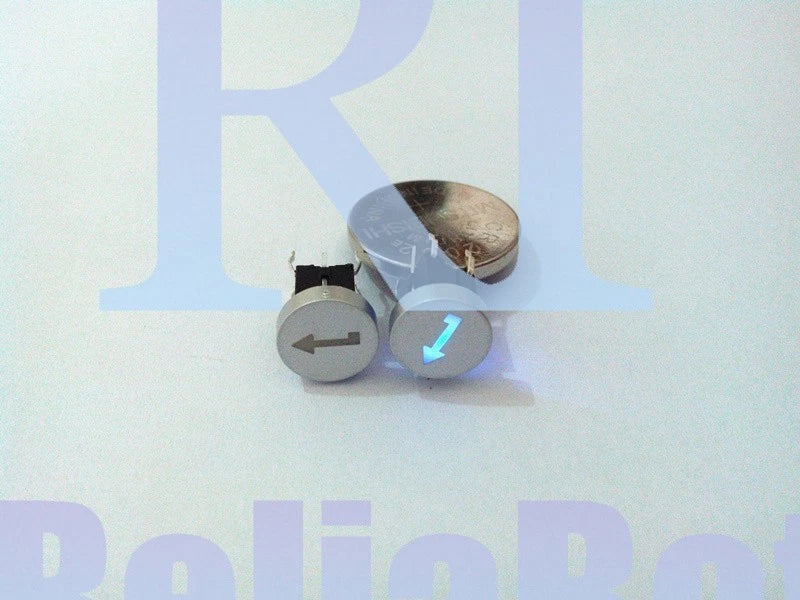 30pcs Blue Led Dia 10mm Cap ENTER 12V Momentary Tact Push Button Switch