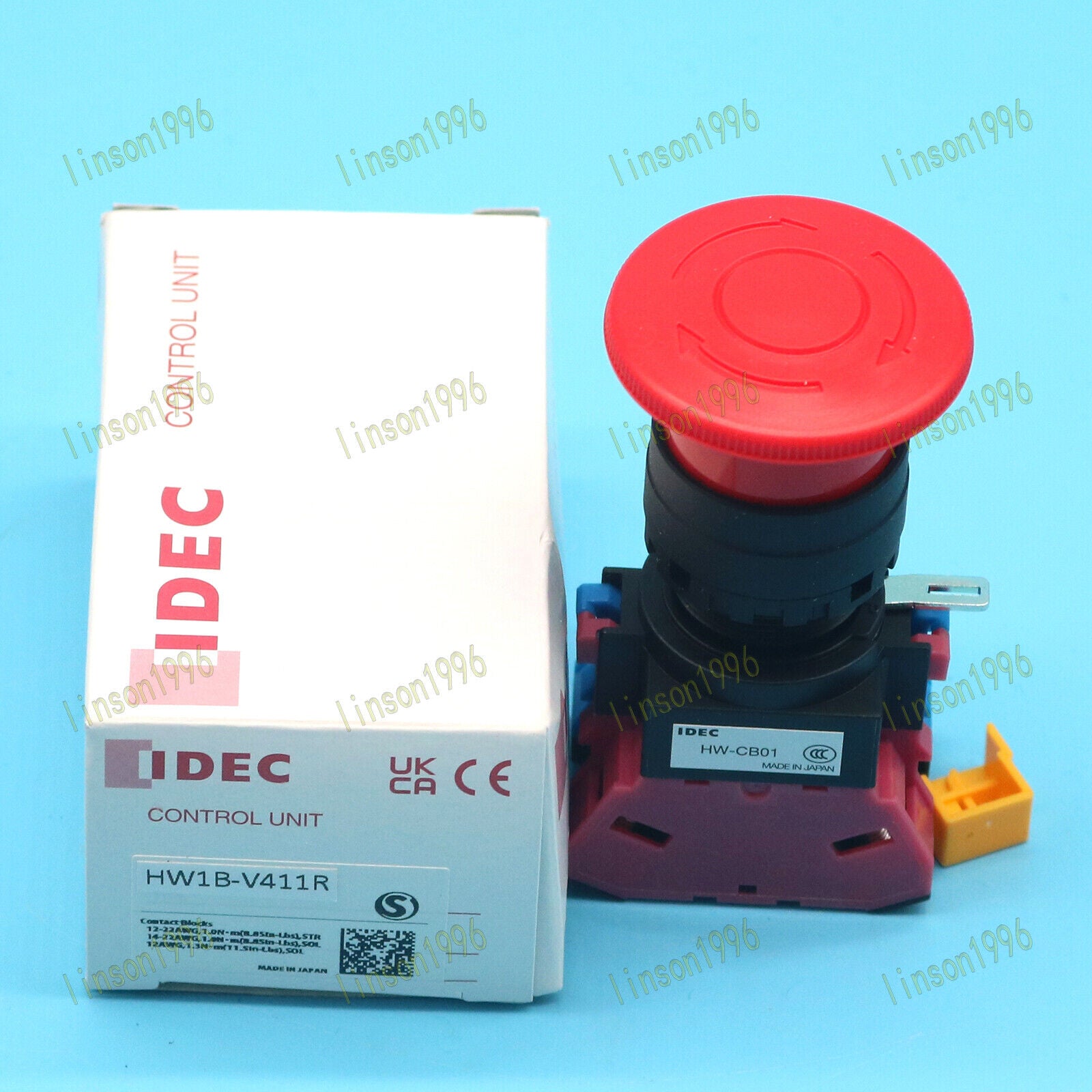 new IDEC HW1B-V411R  Emergency Stop Button Switch In Box Fast Delivery IDEC