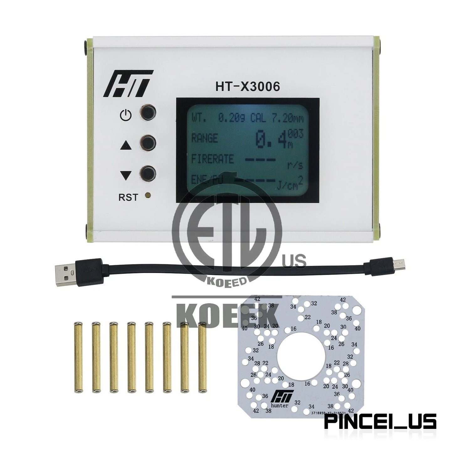 Shooting Speed Tester Bullet Speed Meter (Wifi + Voice Version) version HT-X3006