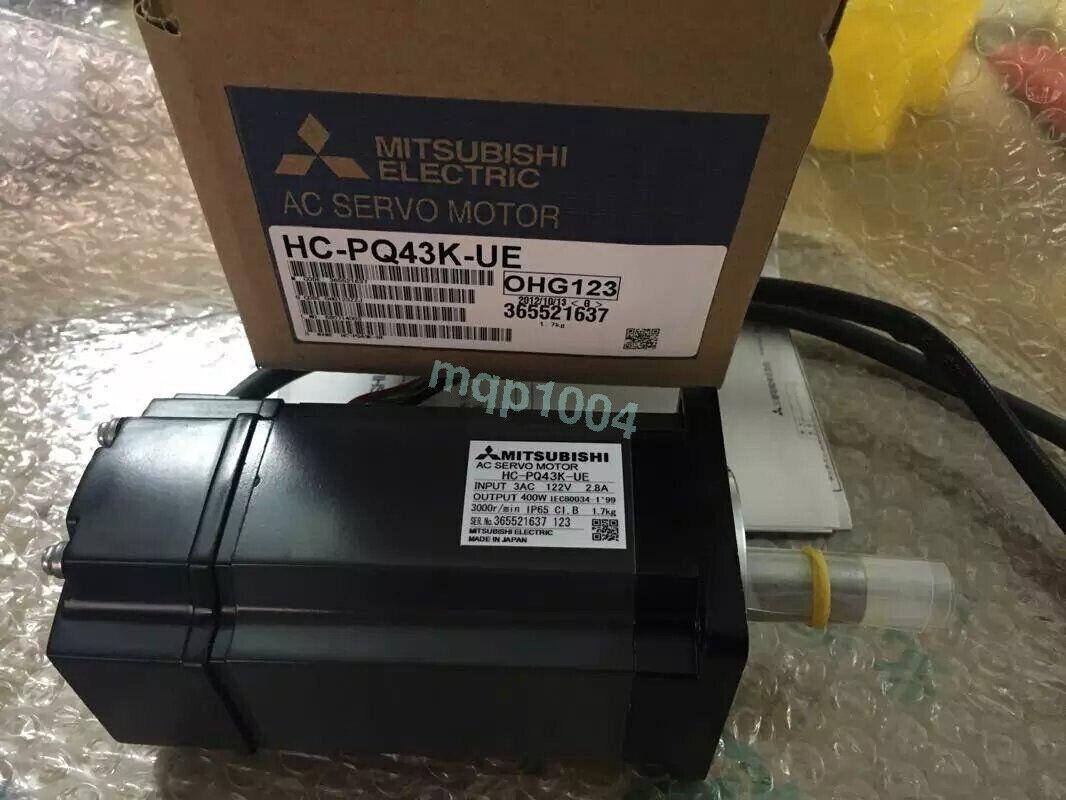 new 1PC MITSUBISHI HC-PQ43K-UE Servo Motor HCPQ43KUE In Box ping - MITSUBISHI