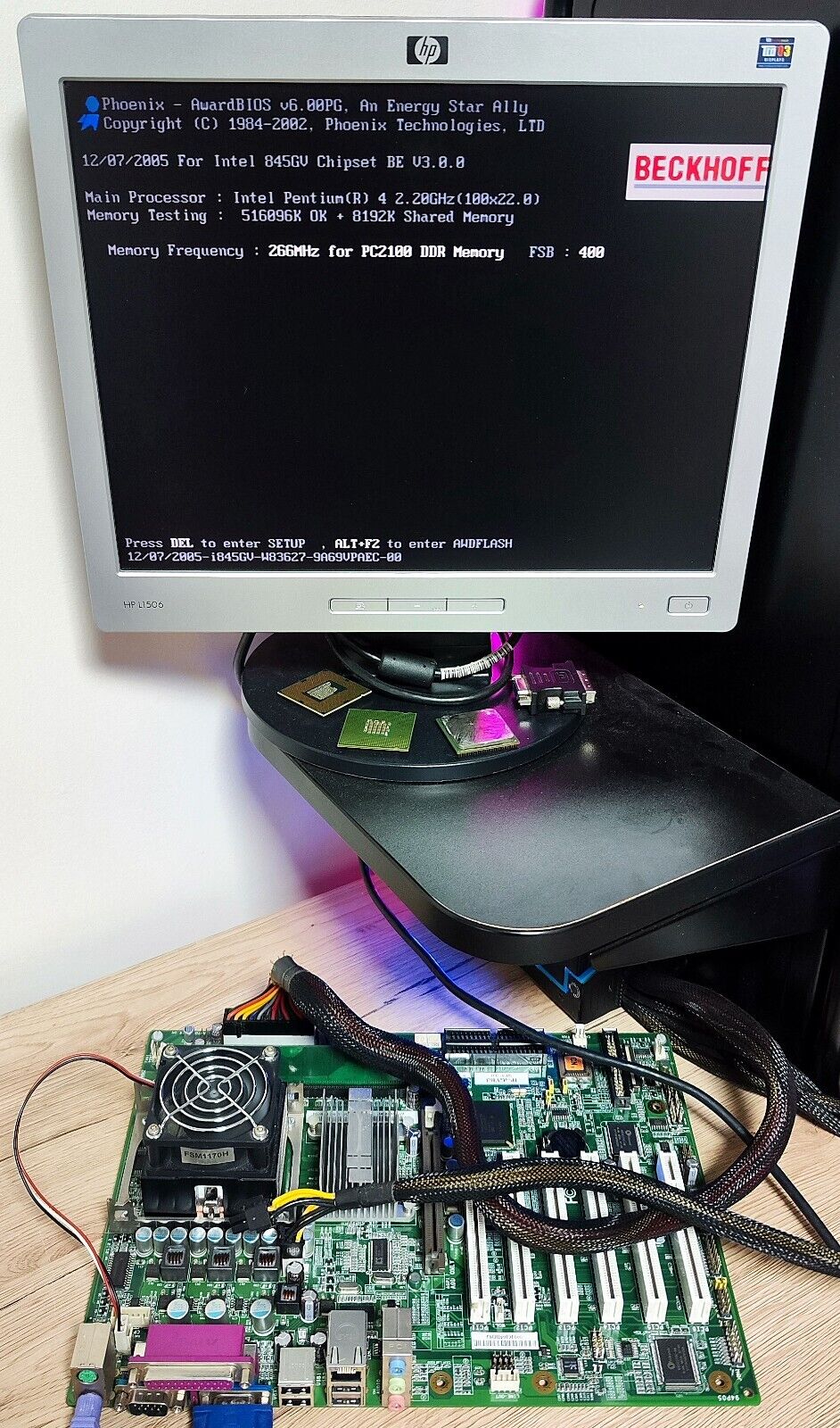 Beckhoff Epox IP-4GVI63 Rev:3.0 Motherboard with C5102 C6140 C6240 etc. - BECKHOFF