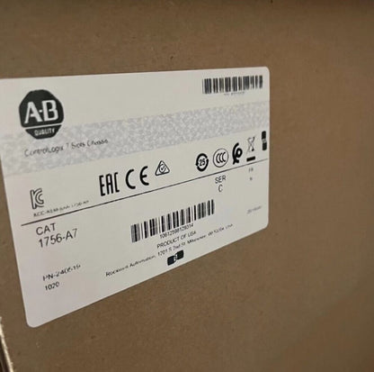 New Factory Sealed 1756-A7 SER C Control Logix 7 Slots Chassis AB - CONTROL LOGIX