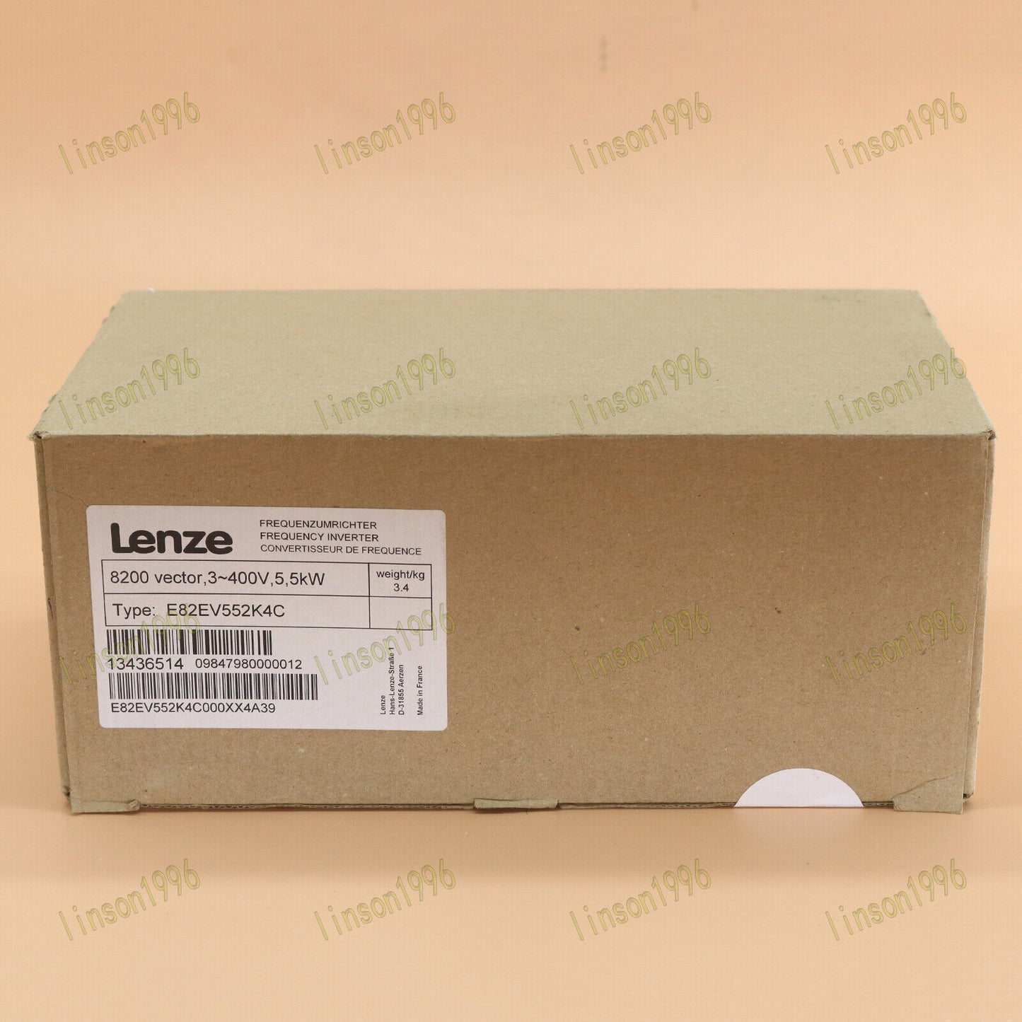 1PC LENZE xFrequency Inverter E82EV552K4C - LENZE