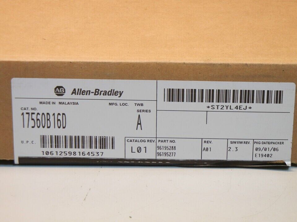 Allen Bradley 1756-OB16D ControlLogix PLC DC Output Module Factory Sealed | Allen Bradley ControlLogix | Allen Bradley 1756-OB16D | Allen Bradley ControlLogix DC Output Module | Allen Bradley Factory Sealed - ALLEN BRADLEY