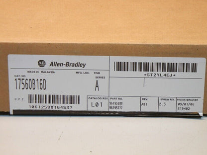 Allen Bradley 1756-OB16D ControlLogix PLC DC Output Module Factory Sealed | Allen Bradley ControlLogix | Allen Bradley 1756-OB16D | Allen Bradley ControlLogix DC Output Module | Allen Bradley Factory Sealed - ALLEN BRADLEY