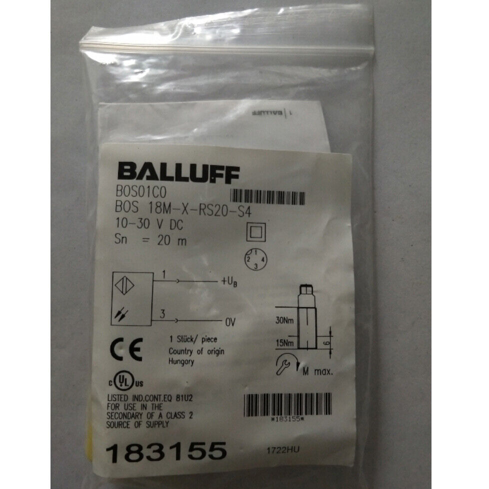 Proximity sensor BOS 18M-X-RS20-S4 Fast - BALLUFF