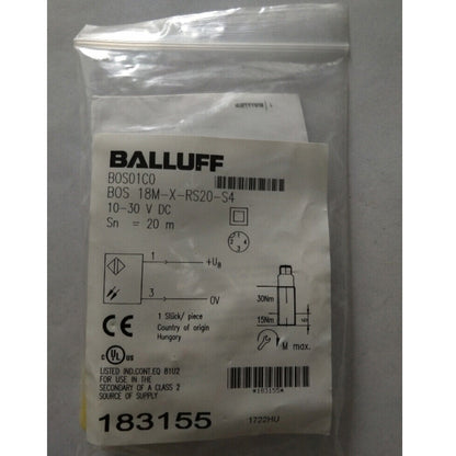 Proximity sensor BOS 18M-X-RS20-S4 Fast - BALLUFF