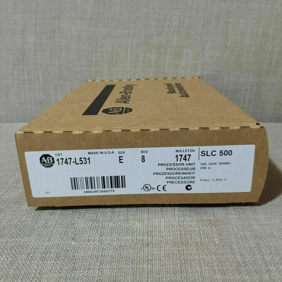New Factory Sealed AB 1747-L531 SLC 500 CPU Processor Controller - NEW FACTORY SEALED