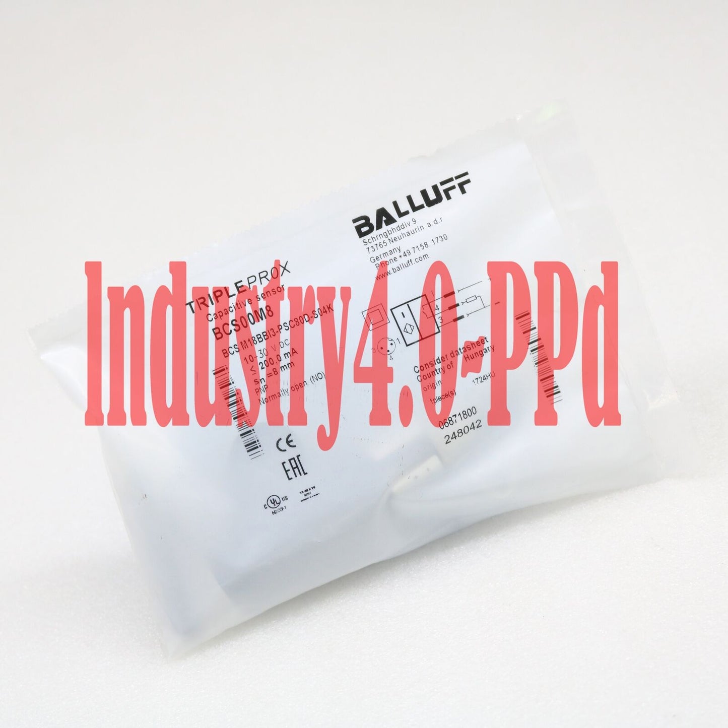 new 1pcs BALLUFF BCS M18BBI3-PSC80D-S04K capacitive sensor - BALLUFF